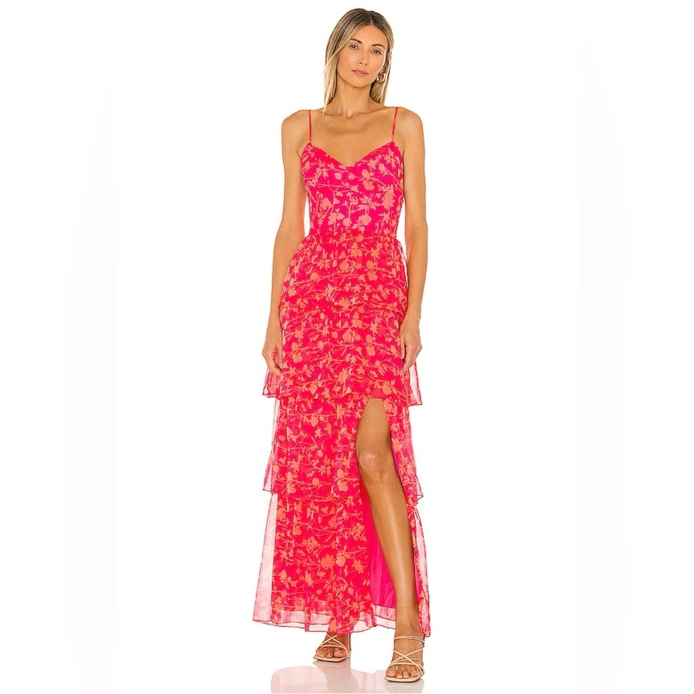 Amanda Uprichard - Thaddea Maxi Dress in Brookeside